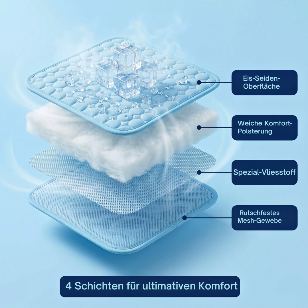 Hunde Kühlmatte Blau