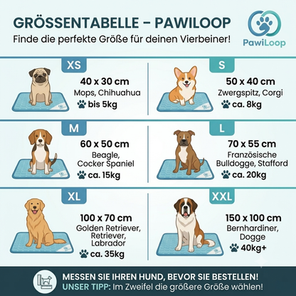 Hunde Kühlmatte Blau